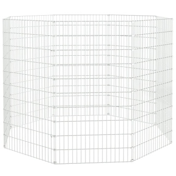 Adăpost pentru animale cu 8 panouri, 54x100 cm, fier galvanizat - Img 3