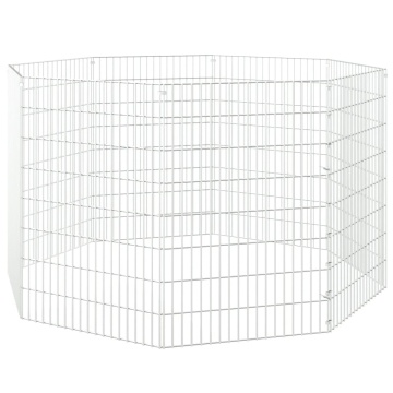 Adăpost pentru animale cu 8 panouri, 54x80 cm, fier galvanizat - Img 4