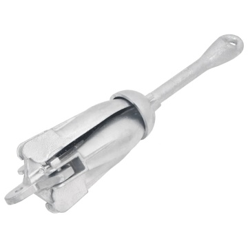 Ancoră pliabilă cu funie, argintiu, 3,2 kg, fier maleabil - Img 4