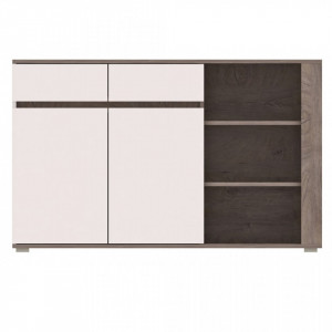 Ares As4 (Commode )Oak Ender./White High Gloss