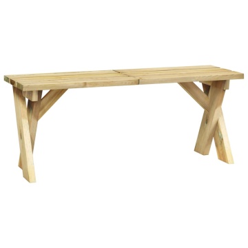 Bancă de grădină, 110 cm, lemn de pin tratat - Img 2