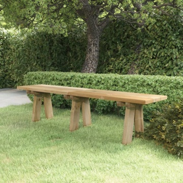 Bancă de grădină, 160 cm, lemn masiv de pin tratat - Img 1
