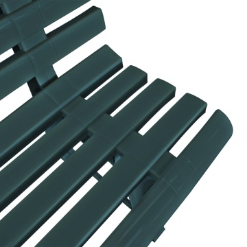 Bancă de grădină, verde, 145,5 cm, plastic - Img 4