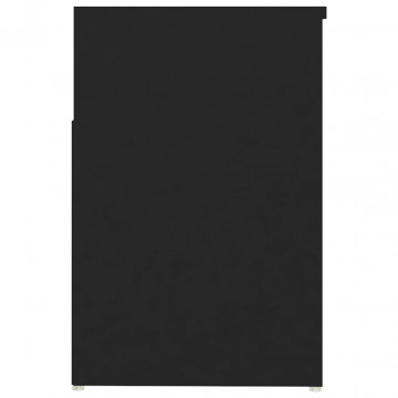 Banchetă pantofar, negru, 80x30x45 cm, PAL - Img 5
