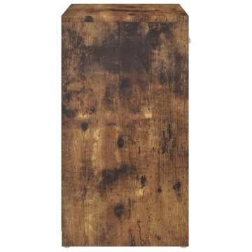 Banchetă pantofar, stejar afumat, 94,5x31x57 cm, lemn prelucrat - Img 4