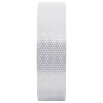 Banda reflectorizantă, alb, 5 cm x 50 m, PVC - Img 3