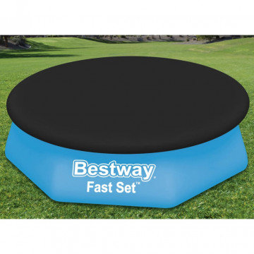 Bestway Prelată de piscină Fast Set Flowclear, 240 cm - Img 1