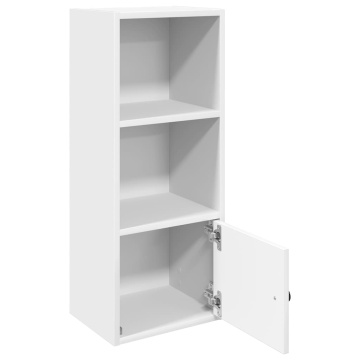 Bibliotecă, alb, 31x24x77 cm, lemn prelucrat - Img 4
