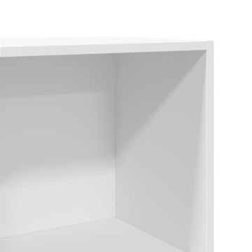 Bibliotecă, alb, 40x30x189 cm, lemn prelucrat - Img 6