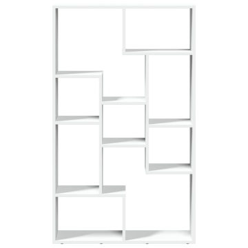 Bibliotecă, alb, 72x20x120 cm, lemn prelucrat - Img 8
