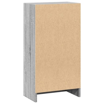 Bibliotecă, gri sonoma, 40x24x76 cm, lemn prelucrat - Img 5