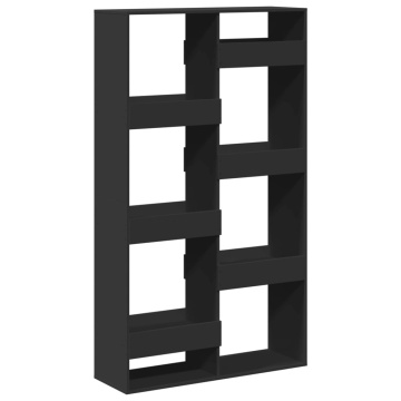 Bibliotecă, negru, 100x33x175 cm, lemn prelucrat - Img 2
