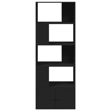 Bibliotecă, negru, 70x36x189 cm, lemn prelucrat - Img 3