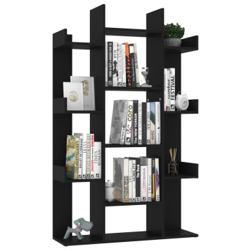 Bibliotecă, negru, 86x25,5x140 cm, PAL - Img 4