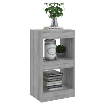 Bibliotecă/Separator cameră, gri sonoma, 40x30x72 cm - Img 5