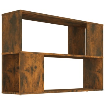 Bibliotecă, stejar fumuriu, 100x24x63 cm, lemn prelucrat - Img 2