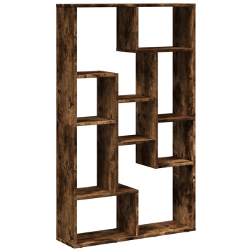 Bibliotecă, stejar fumuriu, 72x20x120 cm, lemn prelucrat - Img 2