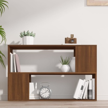 Bibliotecă, stejar maro, 100x24x63 cm, lemn prelucrat - Img 3