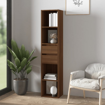 Bibliotecă, stejar maro, 36x30x171 cm, lemn prelucrat - Img 1