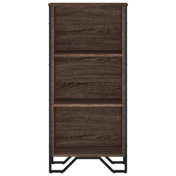 Bibliotecă, stejar maro, 50x31x106 cm, lemn prelucrat - Img 4