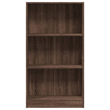 Bibliotecă, stejar maro, 60x24x109 cm, lemn prelucrat - Img 4