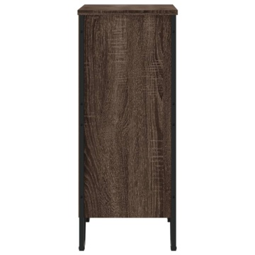 Bibliotecă, stejar maro, 80x31x74,5 cm, lemn prelucrat - Img 8