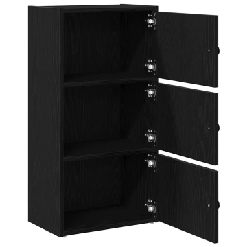 Bibliotecă Stejar negru 40x24x77 cm Lemn prelucrat - Img 8