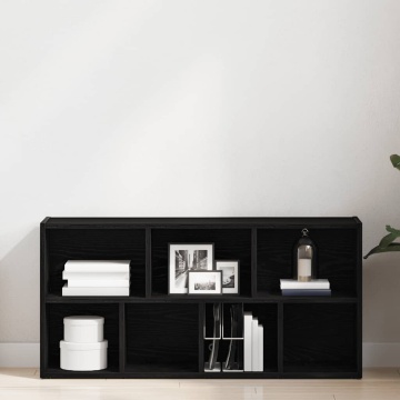 Bibliotecă, stejar negru, 50x25x104 cm, lemn prelucrat - Img 3