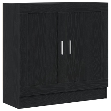 Bibliotecă, stejar negru, 82,5x30,5x80 cm, lemn prelucrat - Img 2