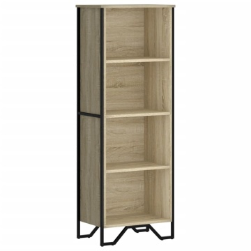 Bibliotecă, stejar sonoma, 50x31x137,5 cm, lemn prelucrat - Img 2