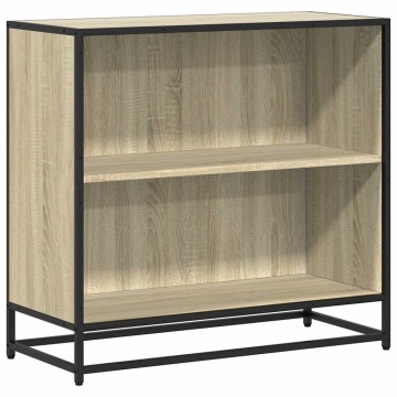Bibliotecă, stejar sonoma, 80,5x35x76 cm, lemn prelucrat - Img 2