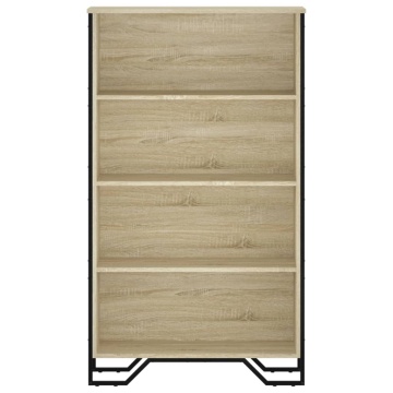 Bibliotecă, stejar sonoma, 80x31x137,5 cm, lemn prelucrat - Img 4