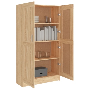 Bibliotecă, stejar Sonoma, 82,5 x 30,5 x 150 cm, PAL - Img 4