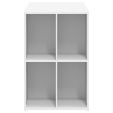 Birou, alb, 102x50x75 cm, lemn prelucrat - Img 8