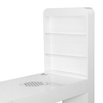 Birou cosmetic 310 cu absorbant caseta, alb, dreapta - Img 3