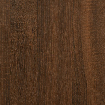 Birou de colț, stejar maro, 145x100x76 cm, lemn prelucrat - Img 7