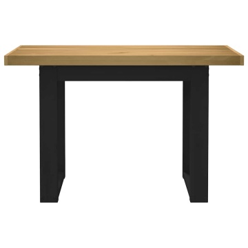 Birou NOAIN Picioare în formă U 120x50x75 cm lemn masiv de pin - Img 3