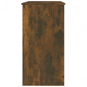 Birou, stejar fumuriu, 80x40x75 cm, lemn prelucrat - Img 8