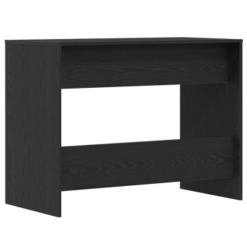 Birou Stejar negru 101x50x76,5 cm Lemn prelucrat - Img 7