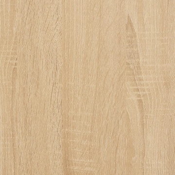 Birou, stejar sonoma, 100x50x90 cm, lemn prelucrat și fier - Img 7