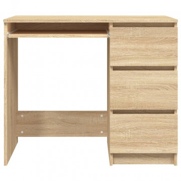 Birou, stejar Sonoma, 90 x 45 x 76 cm, PAL - Img 8