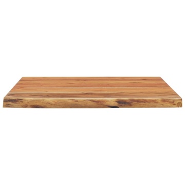 Blat de baie, 60x60x2,5 cm, pătrat, lemn masiv acacia - Img 4
