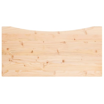 Blat de birou, 110x60x2,5 cm, lemn masiv de pin - Img 4