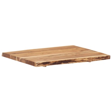 Blat de masă, 60x(50-60)x3,8 cm, lemn masiv de acacia - Img 8