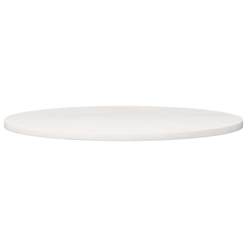 Blat de masă, alb, Ø90x2,5 cm, lemn masiv de pin - Img 2