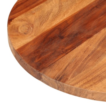 Blat de masă rotund, 60 cm, 25-27 mm, lemn masiv acacia - Img 4