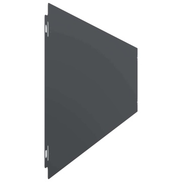 Borduri de gazon 30 buc Antracit 20x103 cm Oțel laminat la rece - Img 8