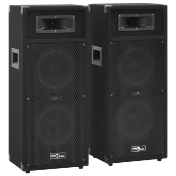 Boxe Hifi pasive de scenă profesionale, 2 buc., negru, 1000 W - Img 2