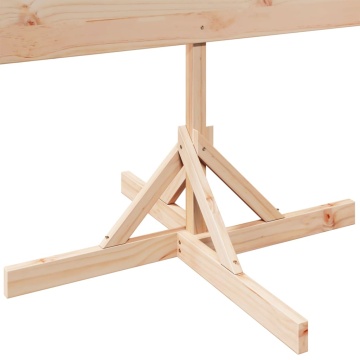 Brad de Crăciun decorativ, 180 cm, lemn masiv - Img 5