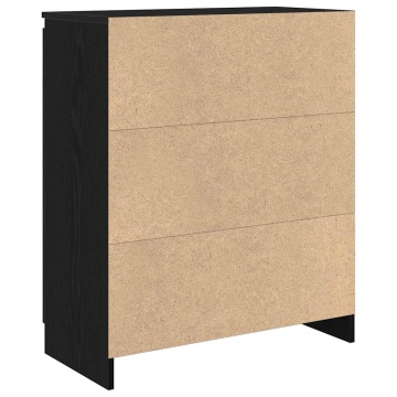 Bufetă cu sertar Stejar negru 71x35x84 cm Lemn prelucrat - Img 7